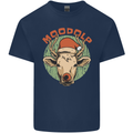 Moodolf Funny Rudolf Christmas Cow Mens Cotton T-Shirt Tee Top Navy Blue