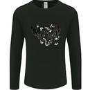 Moodolf Funny Rudolf Christmas Cow Mens Long Sleeve T-Shirt Black