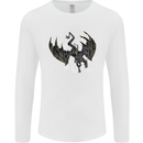 Moodolf Funny Rudolf Christmas Cow Mens Long Sleeve T-Shirt White