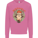 Moodolf Funny Rudolf Christmas Cow Mens Sweatshirt Jumper Azalea