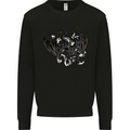Moodolf Funny Rudolf Christmas Cow Mens Sweatshirt Jumper Black