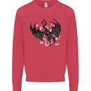 Moodolf Funny Rudolf Christmas Cow Mens Sweatshirt Jumper Heliconia