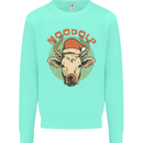 Moodolf Funny Rudolf Christmas Cow Mens Sweatshirt Jumper Peppermint