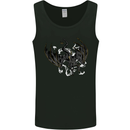 Moodolf Funny Rudolf Christmas Cow Mens Vest Tank Top Black