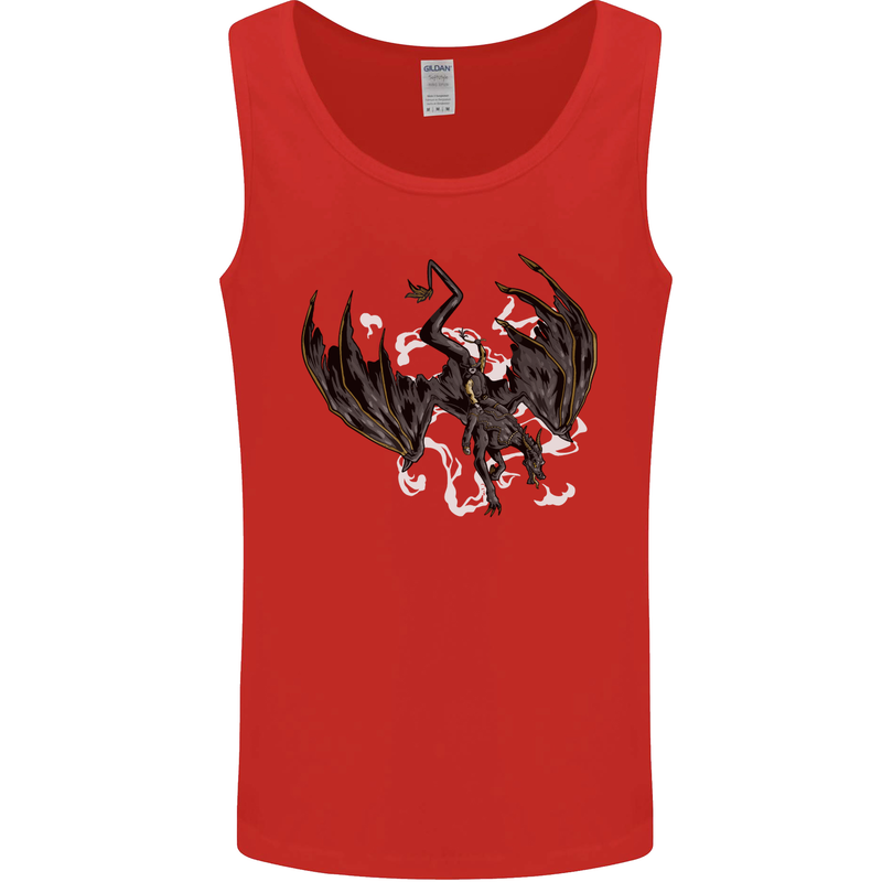 Moodolf Funny Rudolf Christmas Cow Mens Vest Tank Top Red