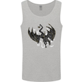 Moodolf Funny Rudolf Christmas Cow Mens Vest Tank Top Sports Grey