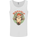 Moodolf Funny Rudolf Christmas Cow Mens Vest Tank Top White