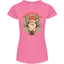 Moodolf Funny Rudolf Christmas Cow Womens Petite Cut T-Shirt Azalea