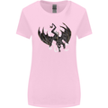 Moodolf Funny Rudolf Christmas Cow Womens Wider Cut T-Shirt Light Pink