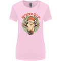 Moodolf Funny Rudolf Christmas Cow Womens Wider Cut T-Shirt Light Pink
