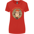 Moodolf Funny Rudolf Christmas Cow Womens Wider Cut T-Shirt Red