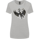 Moodolf Funny Rudolf Christmas Cow Womens Wider Cut T-Shirt Sports Grey