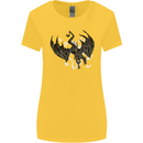 Moodolf Funny Rudolf Christmas Cow Womens Wider Cut T-Shirt Yellow