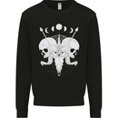 Moon Skulls Kids Sweatshirt Jumper Black