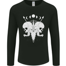 Moon Skulls Mens Long Sleeve T-Shirt Black