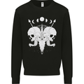 Moon Skulls Mens Sweatshirt Jumper Black