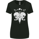 Moon Skulls Womens Wider Cut T-Shirt Black