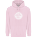 Moonchild Cancer Zodiac Childrens Kids Hoodie Light Pink