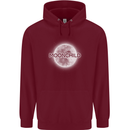 Moonchild Cancer Zodiac Childrens Kids Hoodie Maroon