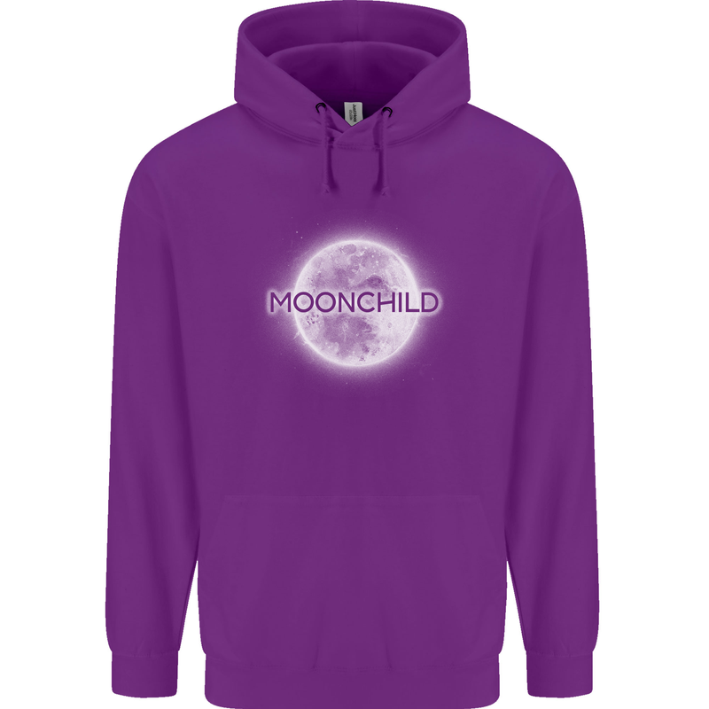 Moonchild Cancer Zodiac Childrens Kids Hoodie Purple