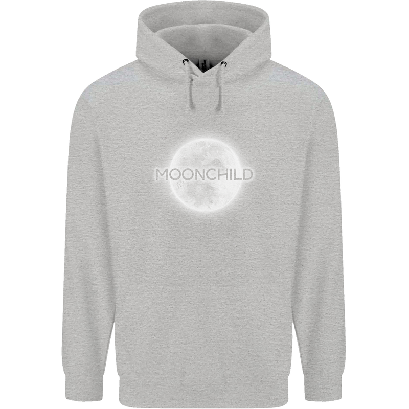 Moonchild Cancer Zodiac Childrens Kids Hoodie Sports Grey