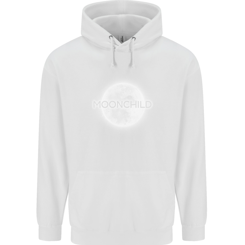 Moonchild Cancer Zodiac Childrens Kids Hoodie White