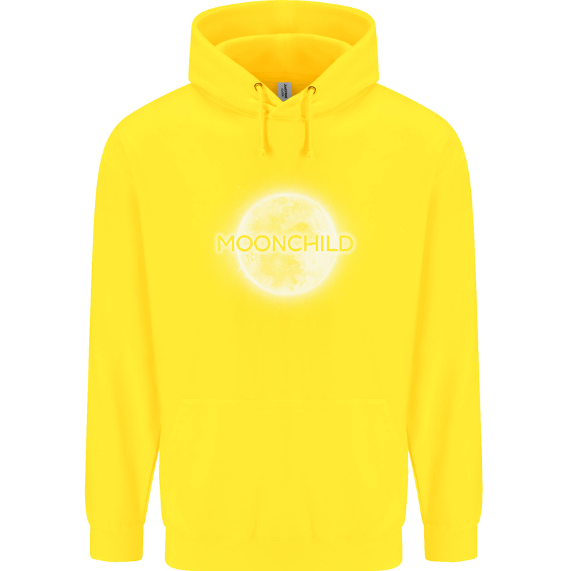 Moonchild Cancer Zodiac Childrens Kids Hoodie Yellow