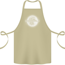 Moonchild Cancer Zodiac Cotton Apron 100% Organic Khaki