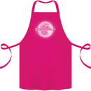 Moonchild Cancer Zodiac Cotton Apron 100% Organic Pink