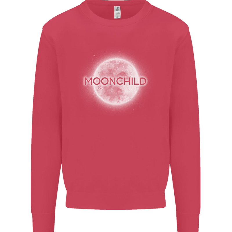 Moonchild Cancer Zodiac Kids Sweatshirt Jumper Heliconia