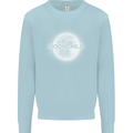 Moonchild Cancer Zodiac Kids Sweatshirt Jumper Light Blue