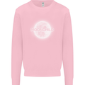 Moonchild Cancer Zodiac Kids Sweatshirt Jumper Light Pink