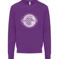 Moonchild Cancer Zodiac Kids Sweatshirt Jumper Purple