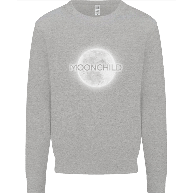 Moonchild Cancer Zodiac Kids Sweatshirt Jumper Sports Grey