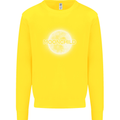 Moonchild Cancer Zodiac Kids Sweatshirt Jumper Yellow