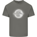 Moonchild Cancer Zodiac Kids T-Shirt Childrens Charcoal
