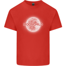 Moonchild Cancer Zodiac Kids T-Shirt Childrens Red