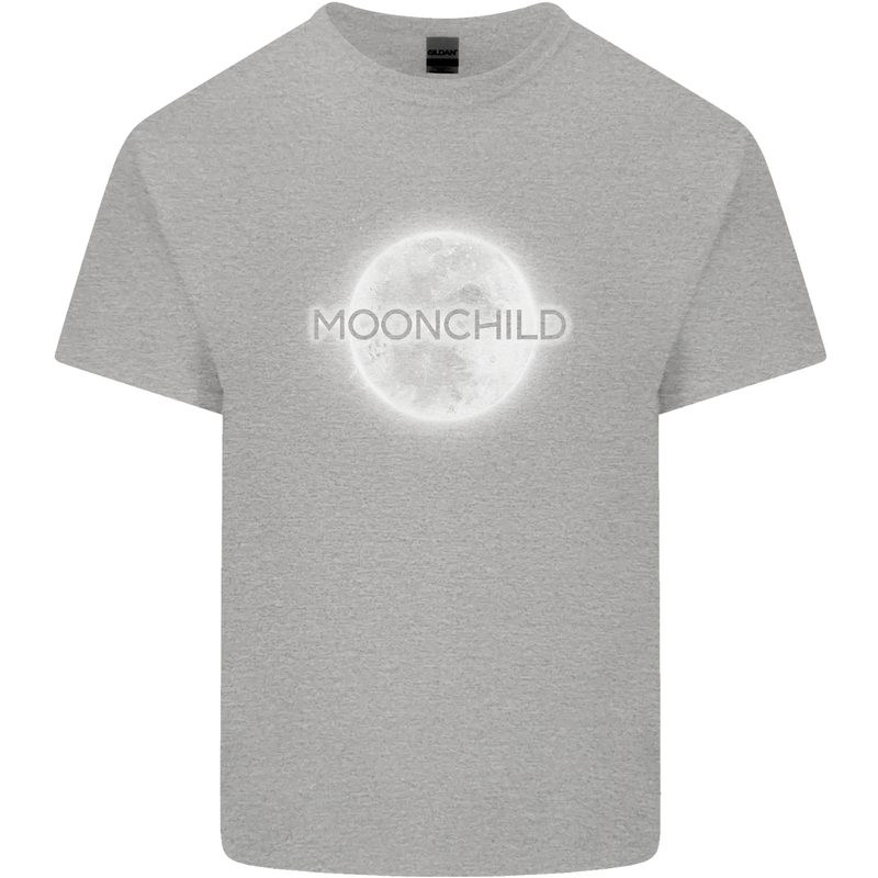 Moonchild Cancer Zodiac Kids T-Shirt Childrens Sports Grey