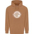 Moonchild Cancer Zodiac Mens 80% Cotton Hoodie Caramel Latte
