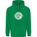 Moonchild Cancer Zodiac Mens 80% Cotton Hoodie Irish Green