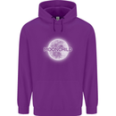 Moonchild Cancer Zodiac Mens 80% Cotton Hoodie Purple
