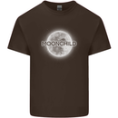 Moonchild Cancer Zodiac Mens Cotton T-Shirt Tee Top Dark Chocolate