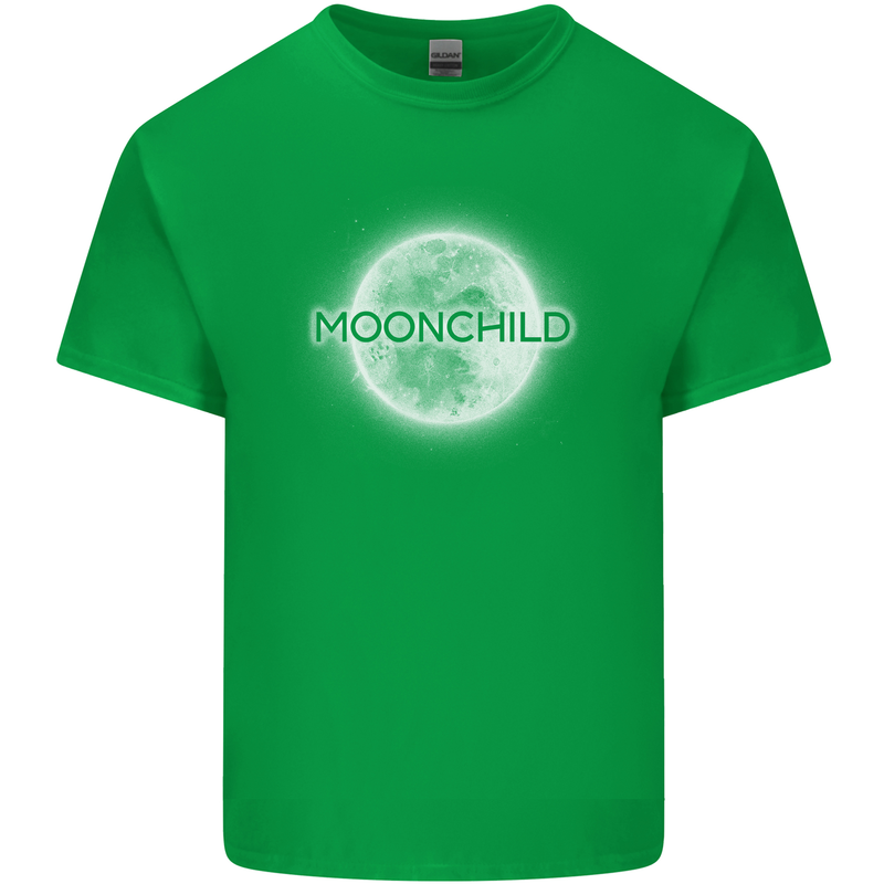Moonchild Cancer Zodiac Mens Cotton T-Shirt Tee Top Irish Green
