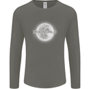 Moonchild Cancer Zodiac Mens Long Sleeve T-Shirt Charcoal