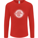 Moonchild Cancer Zodiac Mens Long Sleeve T-Shirt Red