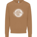 Moonchild Cancer Zodiac Mens Sweatshirt Jumper Caramel Latte