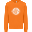 Moonchild Cancer Zodiac Mens Sweatshirt Jumper Orange