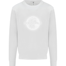 Moonchild Cancer Zodiac Mens Sweatshirt Jumper White