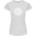 Moonchild Cancer Zodiac Womens Petite Cut T-Shirt White