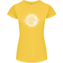 Moonchild Cancer Zodiac Womens Petite Cut T-Shirt Yellow